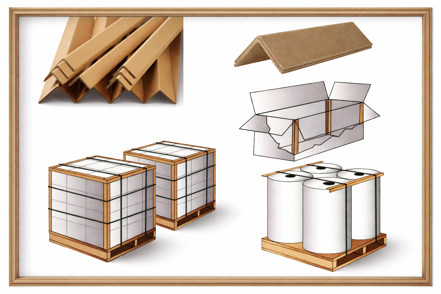 Cardboard Angle Board Frame